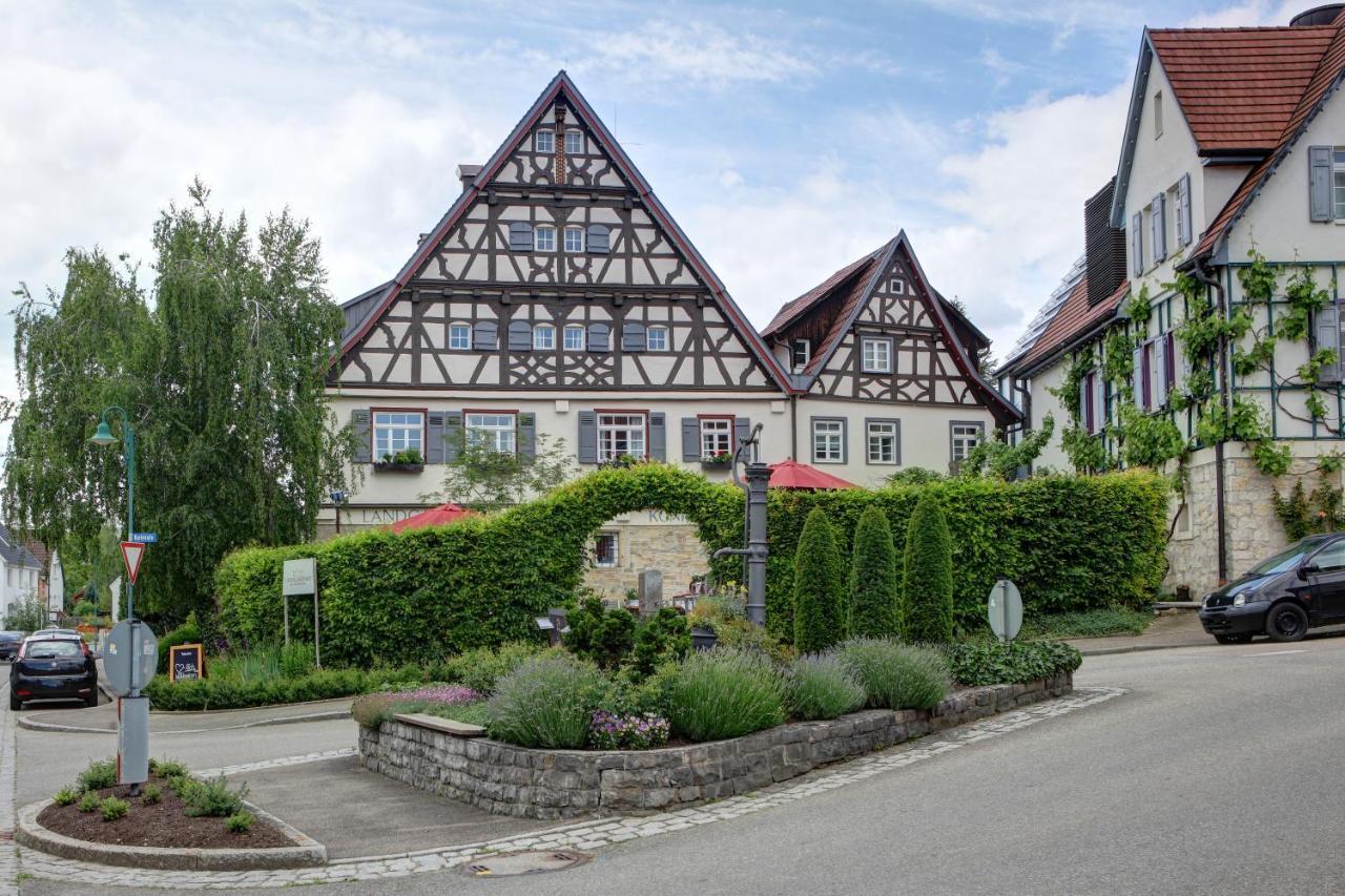Landgasthof Am Koenigsweg Ohmden Exterior foto
